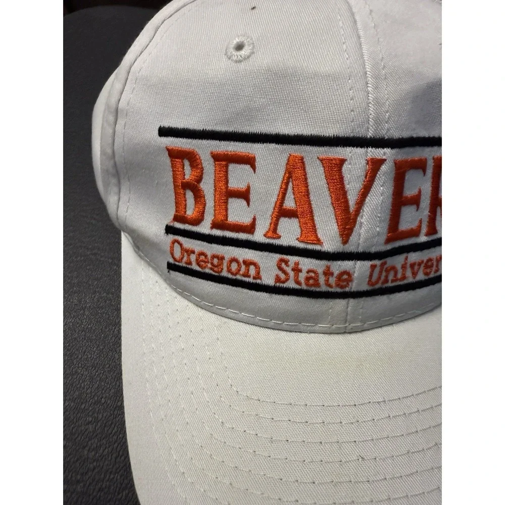 Vintage Oregon State University Beavers The Game OSFA SnapBack Hat Split Bar